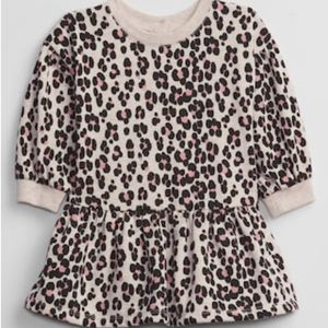 🥳FINAL PRICE👍 NWT‼️ GAP brand ADORABLE Leopard Print Dress